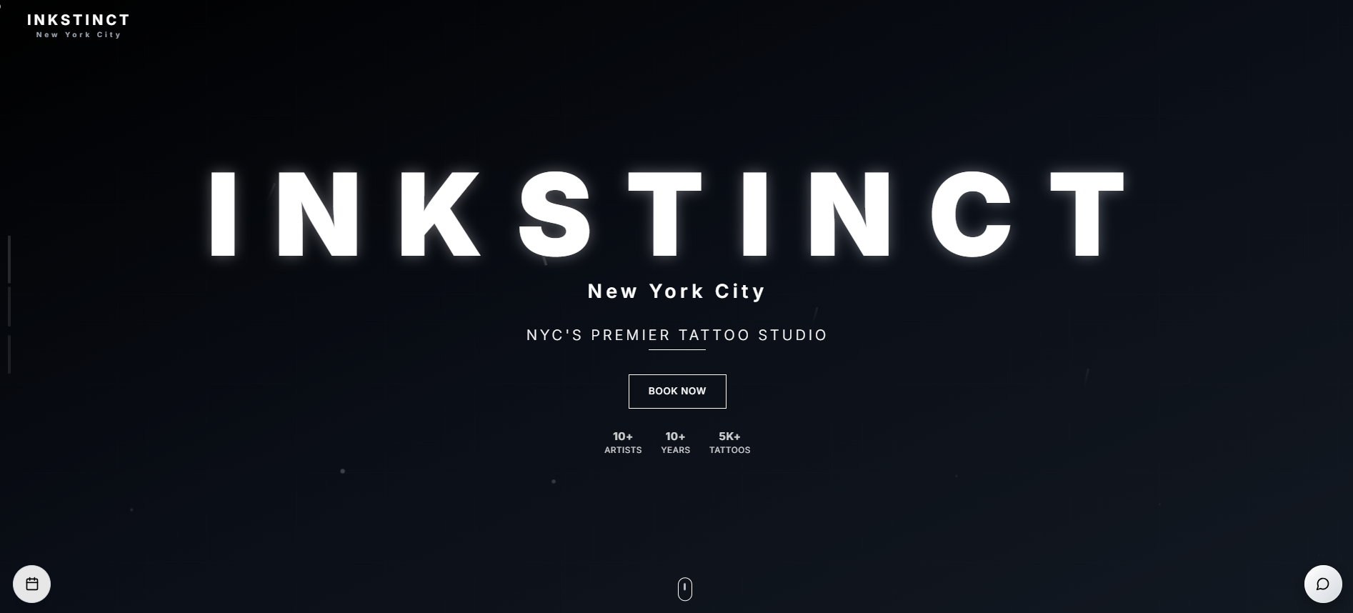 Inkstinct NYC website